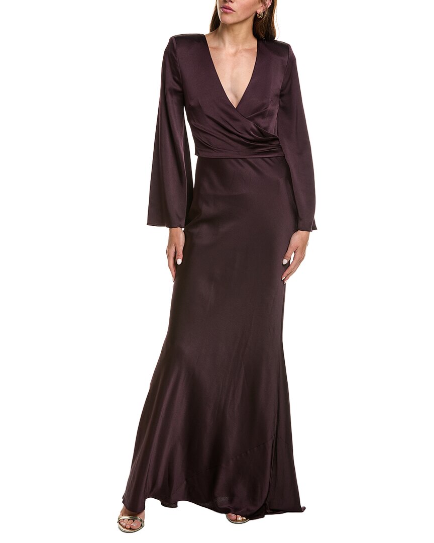 L’AGENCE L'agence Manon Surplice Maxi Dress
