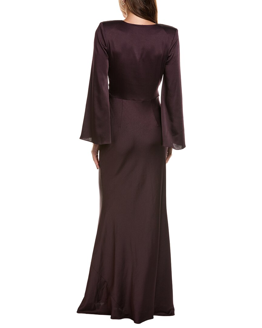 L’AGENCE L'agence Manon Surplice Maxi Dress