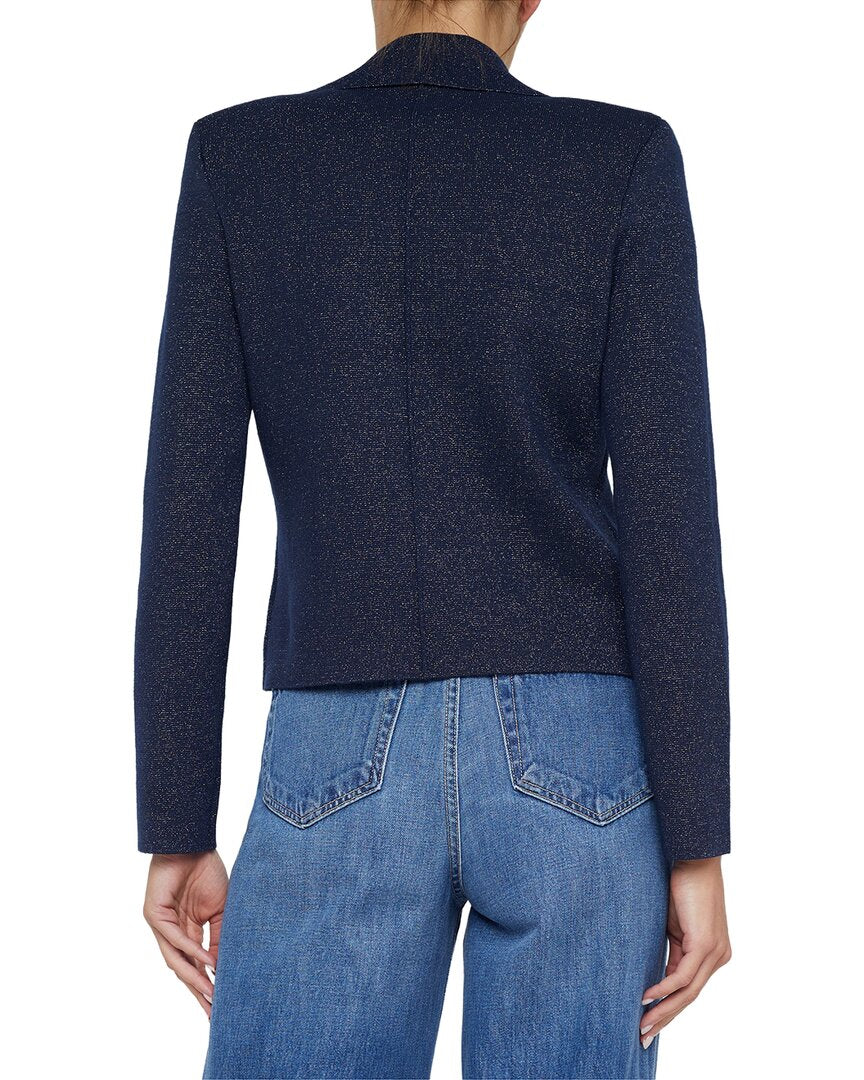 L’AGENCE L’Agence Chia Metallic Knit Biker