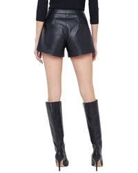 L’AGENCE L’Agence Dionne Faux Leather Short