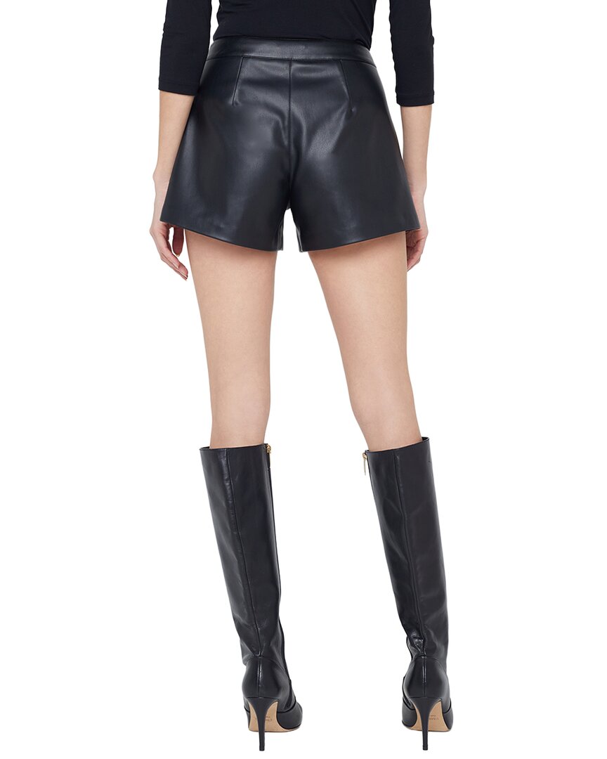 L’AGENCE L’Agence Dionne Faux Leather Short