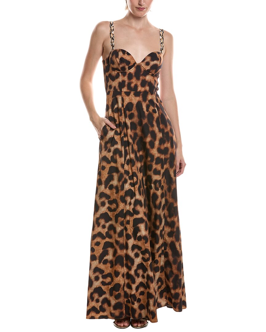 L’AGENCE L’Agence Sutton Strap Maxi Dress