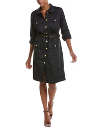 L’AGENCE L’Agence Karin Military Shirtdress