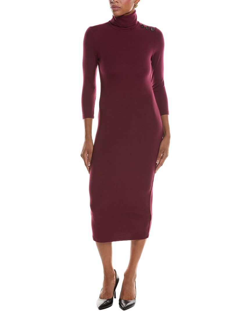 L’AGENCE L’Agence Voletta 3/4 Sleeve Turtleneck Dress