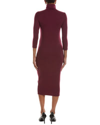 L’AGENCE L’Agence Voletta 3/4 Sleeve Turtleneck Dress
