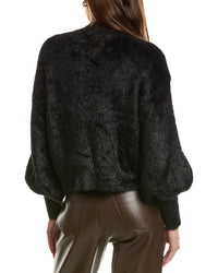 L’AGENCE L’Agence Harriet Blouson Sleeve Cardigan
