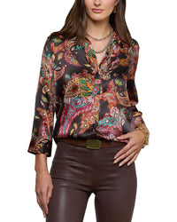 L’AGENCE L’Agence Dani 3/4 Sleeve Blouse