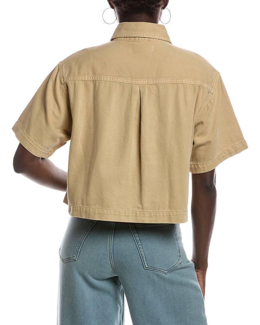 Madewell Madewell Boxy Crop Button Up Shirt