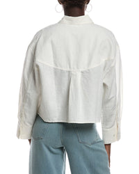 Madewell Madewell Straight Hem Linen-Blend Shirt