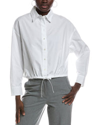Madewell Drawstring Button Up Shirt
