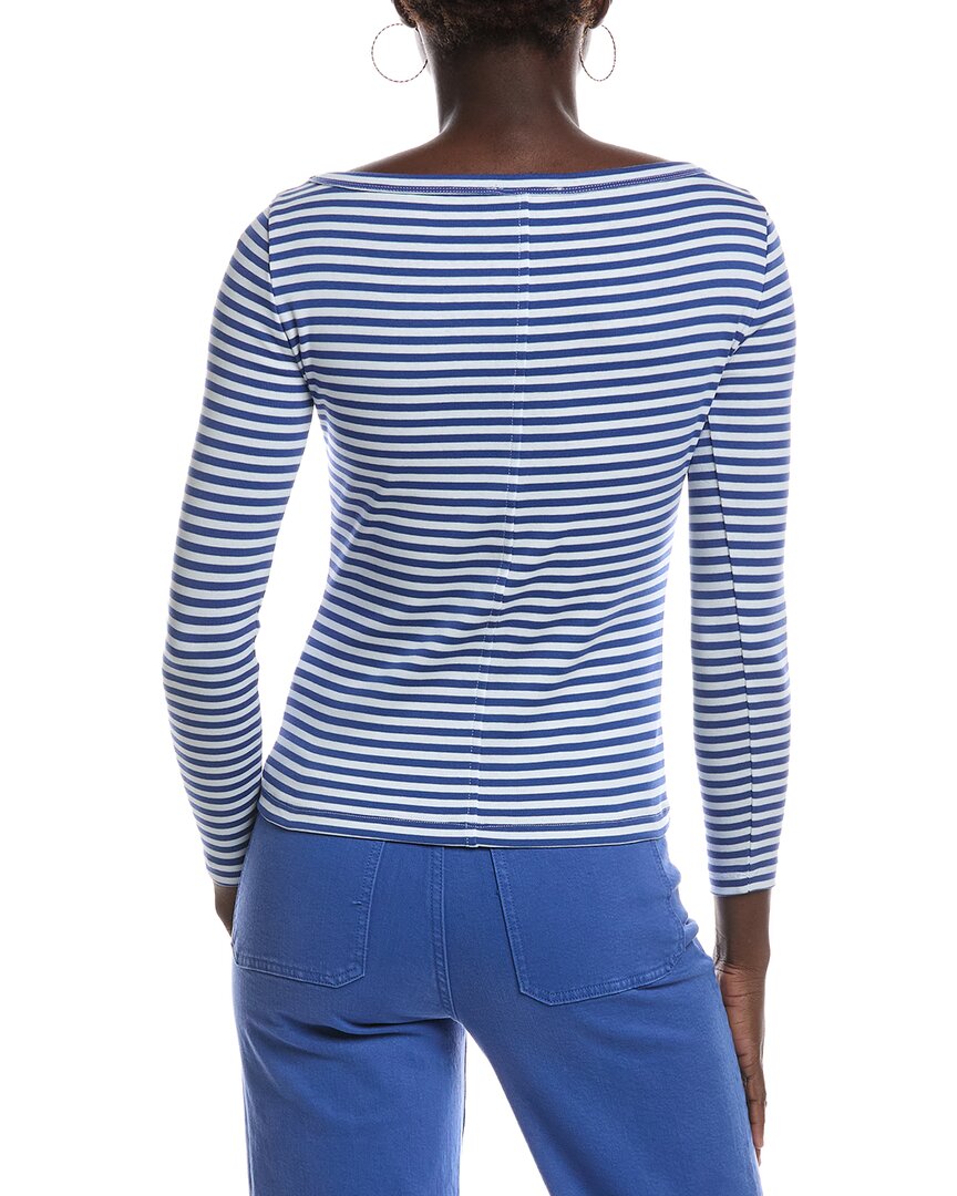 Madewell Madewell Compact 1X1 Boatneck Stripe T-Shirt