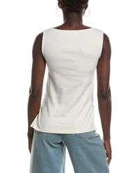 Madewell Madewell Sleeveless Boatneck Side Slit T-Shirt