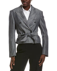 Hugo Boss Hugo Boss Jelsia Linen-Blend Blazer