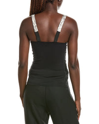 PARIS GEORGIA Paris Georgia Python Wool-Blend Bodice Top