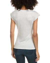 Max Studio Max Studio Center Cinched Short Sleeve Top