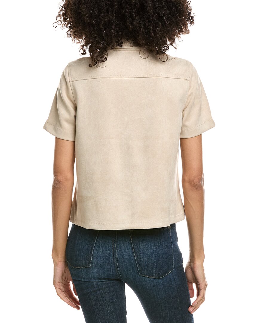 Max Studio Max Studio Short Sleeve Collared Top