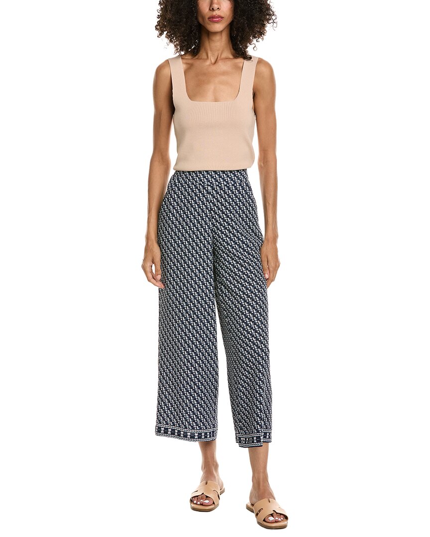 Max Studio Max Studio Wide Leg Pull-On Crop Pant