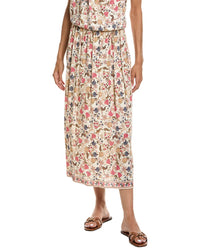 Max Studio Max Studio Printed Maxi Skirt
