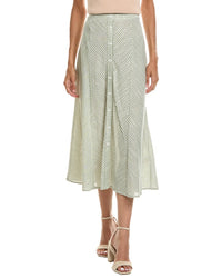 Max Studio Max Studio Striped Button Front Skirt