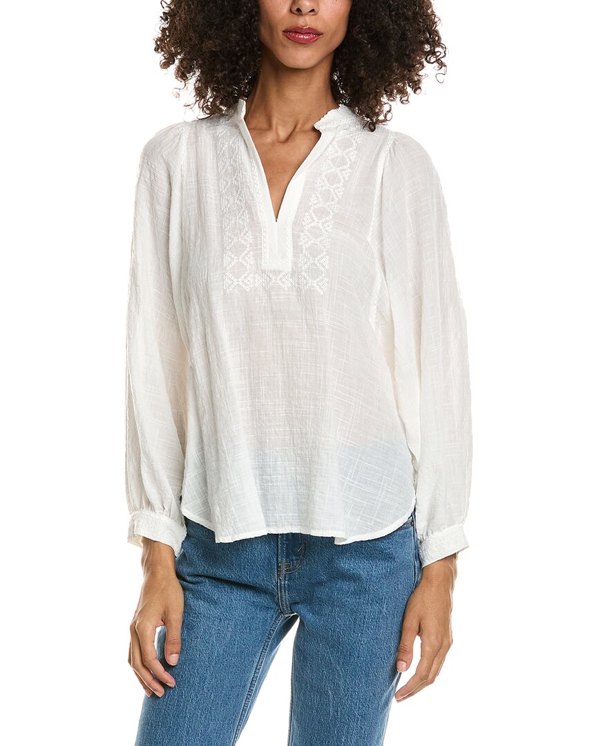 Max Studio Max Studio Side Tab Button Front-Shirt