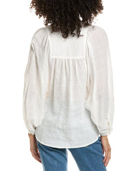Max Studio Max Studio Side Tab Button Front-Shirt
