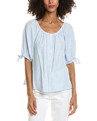 Max Studio Max Studio Tie Sleeve Blouse