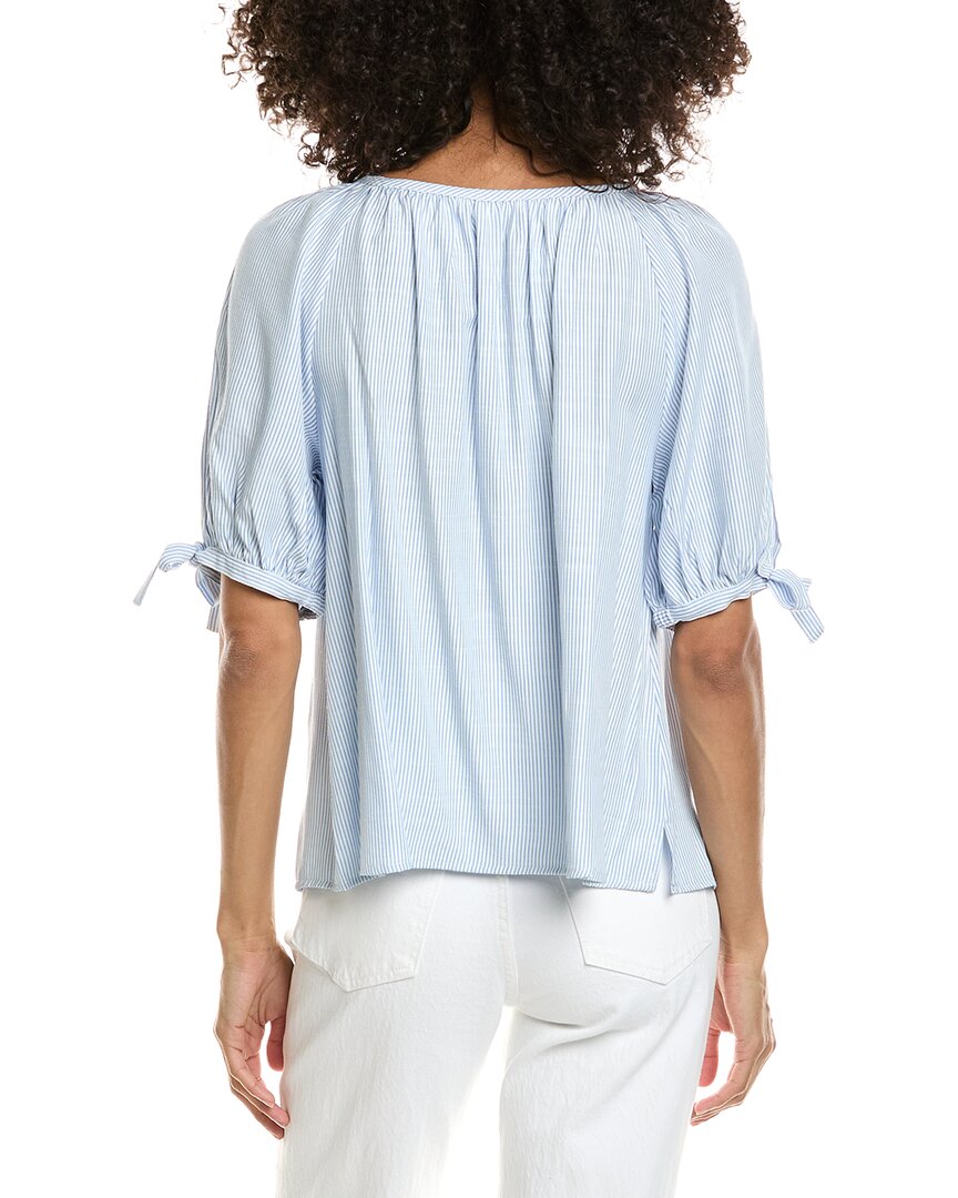 Max Studio Max Studio Tie Sleeve Blouse