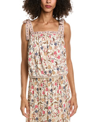 Max Studio Max Studio Tie Shoulder Tank Top
