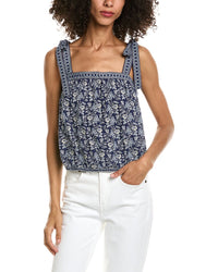 Max Studio Max Studio Sleeveless Bubble Hem Top