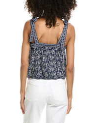 Max Studio Max Studio Sleeveless Bubble Hem Top