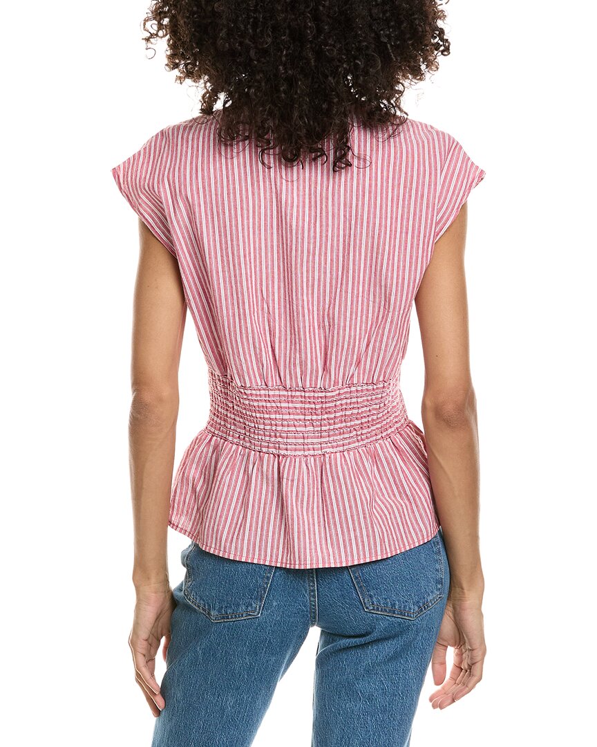 Max Studio Max Studio V-Neck Front Pleat Top