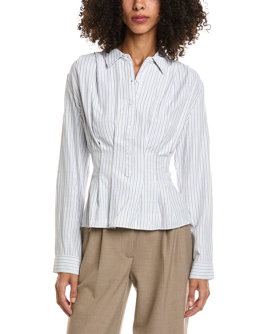 Max Studio Max Studio 3/4-Sleeve Pleat Blouse