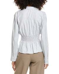 Max Studio Max Studio 3/4-Sleeve Pleat Blouse