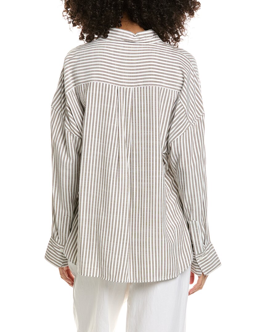 Max Studio Max Studio Oversized Button-Up Shirt
