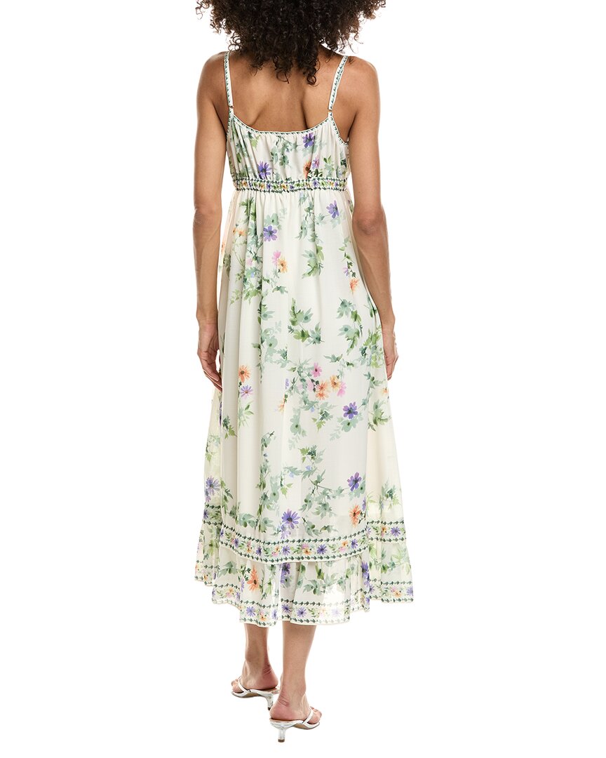 Max Studio Max Studio Sleeveless Tie Front Midi Dress