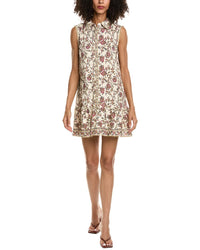 Max Studio Max Studio Sleeveless Button Front Mini Shirtdress