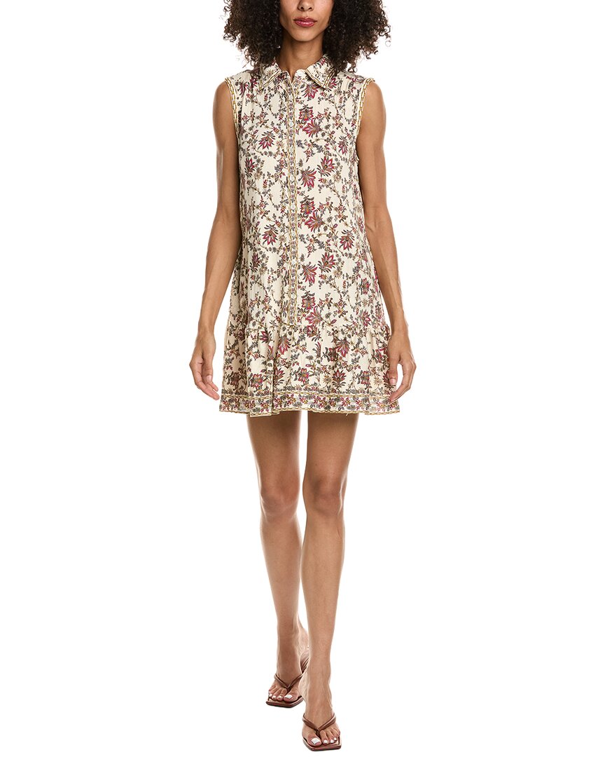 Max Studio Max Studio Sleeveless Button Front Mini Shirtdress