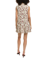 Max Studio Max Studio Sleeveless Button Front Mini Shirtdress