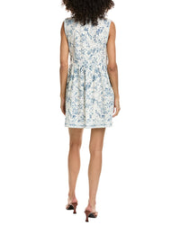 Max Studio Max Studio Sleeveless Button Front Short T-Shirt Dress