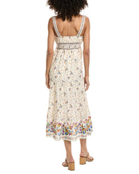 Max Studio Max Studio Strappy Tiered Midi Dress