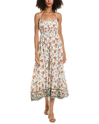 Max Studio Max Studio Double Spaghetti Strap Midi Dress
