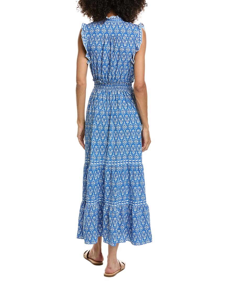 Max Studio Max Studio Sleeveless Smocked Waist Tiered Maxi Dress