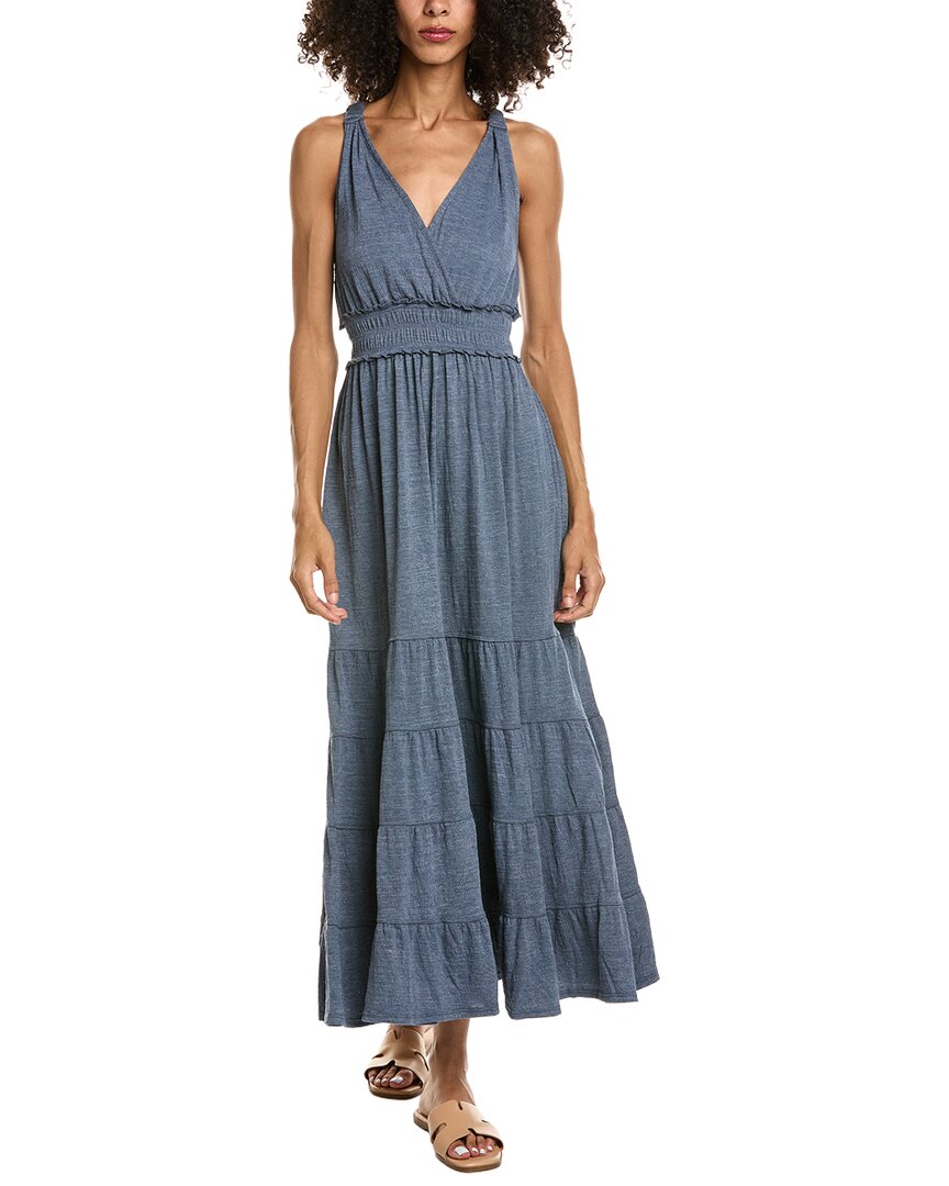 Max Studio Max Studio Empire Waist Tiered Maxi Dress