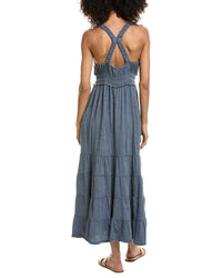 Max Studio Max Studio Empire Waist Tiered Maxi Dress