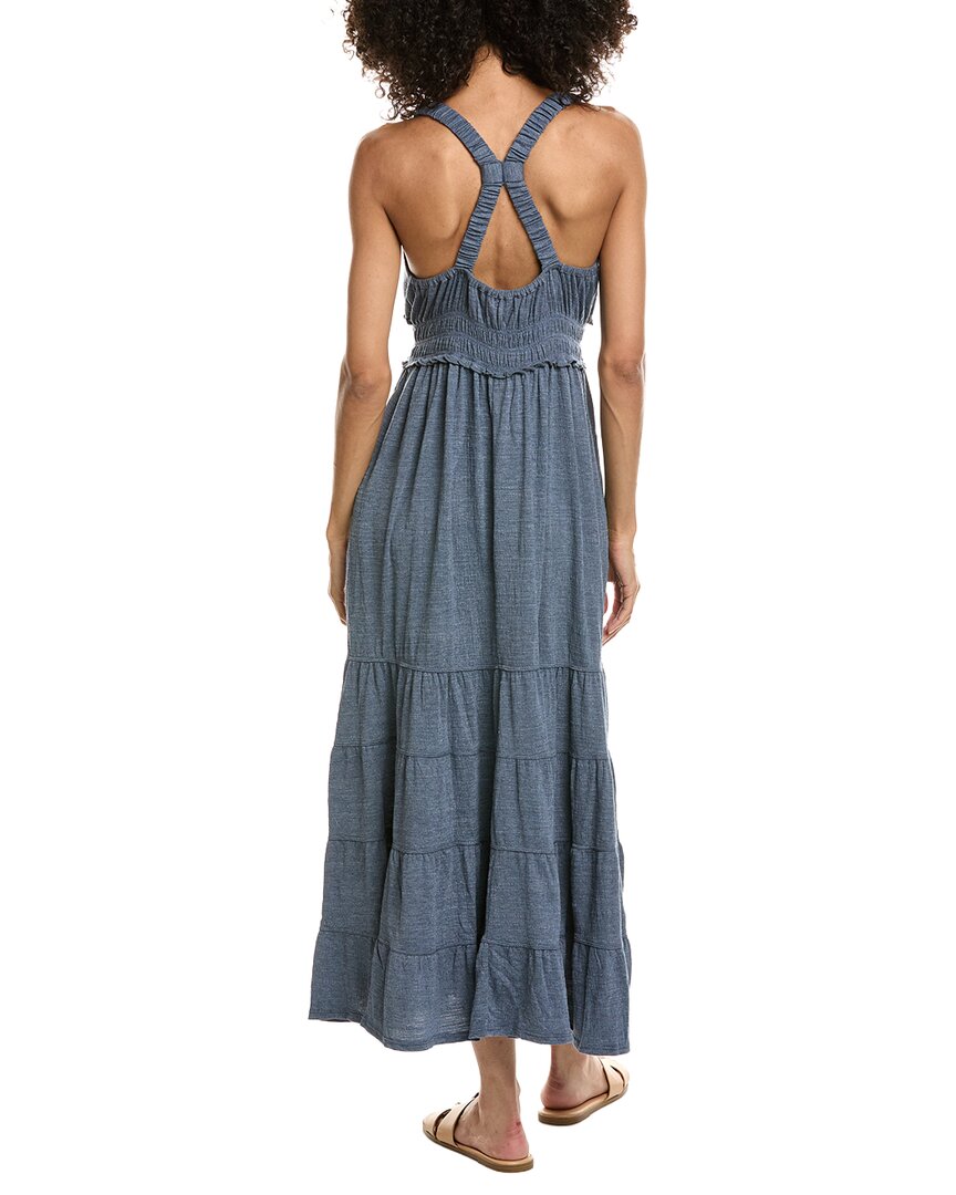 Max Studio Max Studio Empire Waist Tiered Maxi Dress