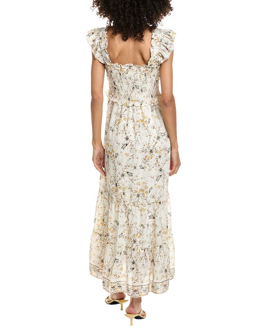 Max Studio Max Studio Flutter Sleeve Maxi Dress