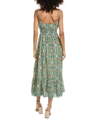 Max Studio Max Studio Double Spaghetti Strap Midi Dress
