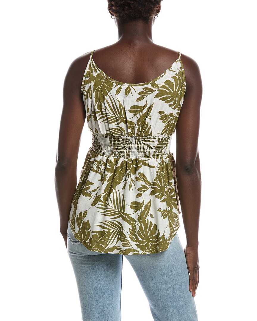 RENEE C Renee C Sleeveless Linen-Blend Top