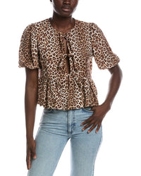 RENEE C Renee C Puff Sleeve Top