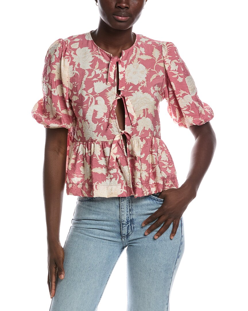 RENEE C Renee C Puff Sleeve Top